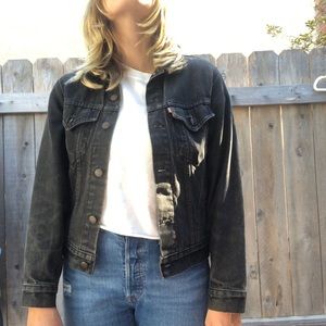 Black Denim Levi’s Jacket